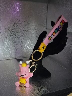 Winnie The Pooh Wristlet Keychain